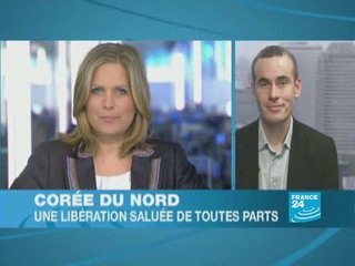 Bill Clinton de retour avec les deux journalistes libérés