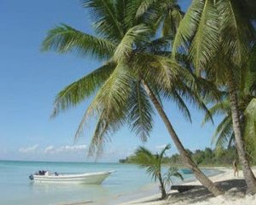 Isla saona in der karibik, dominikanische republik