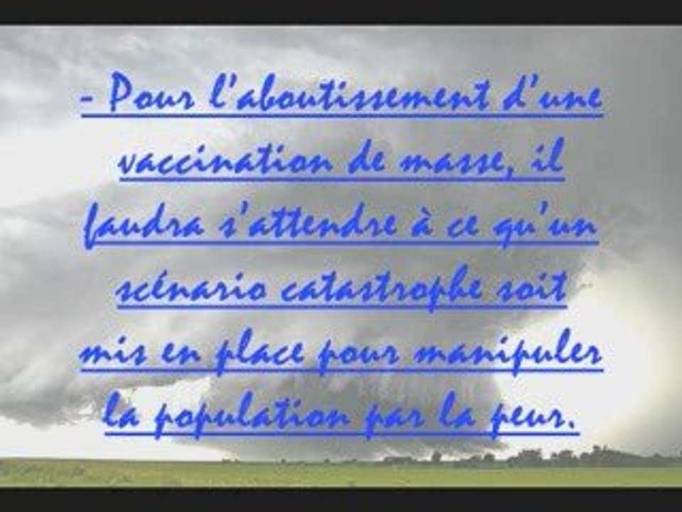 LA GRIPPE A.VACCINATION.DANGER?