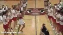Cheerleader Gets Knocked Out