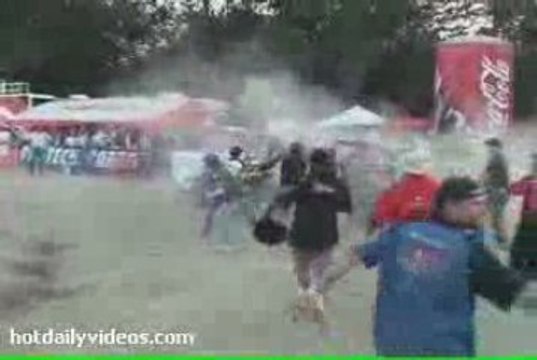 KO'ed Dune Buggy Driver Crashes Into Crowd