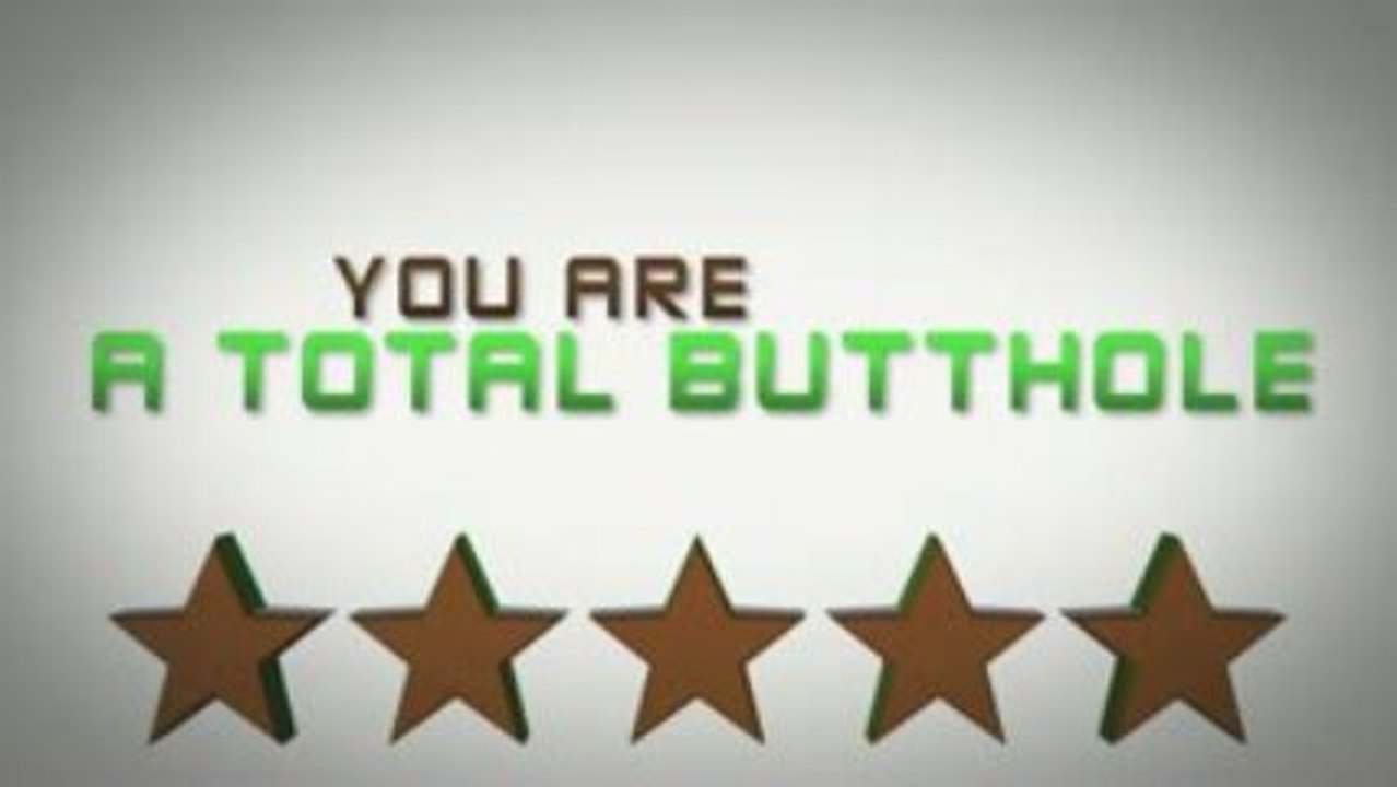 Doodiepants -  5 Brown Stars - You're a Total Butthole