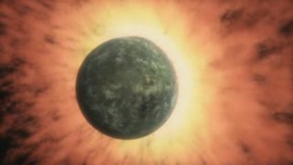 Collision de 2 exoplanètes