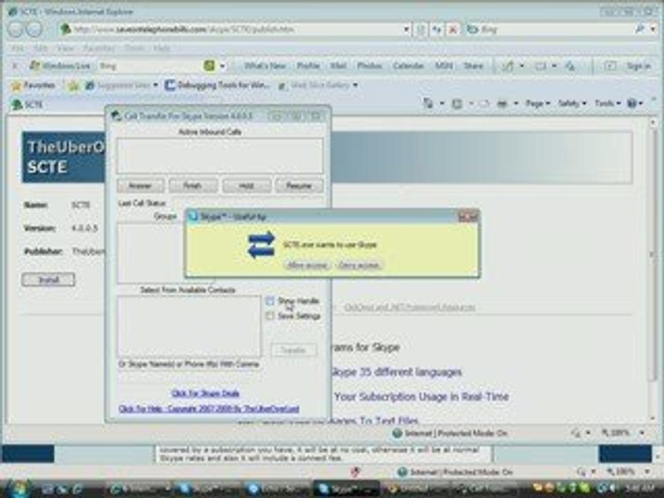 Call Transfer for Skype Now You Can Do Call Transfer With Sk