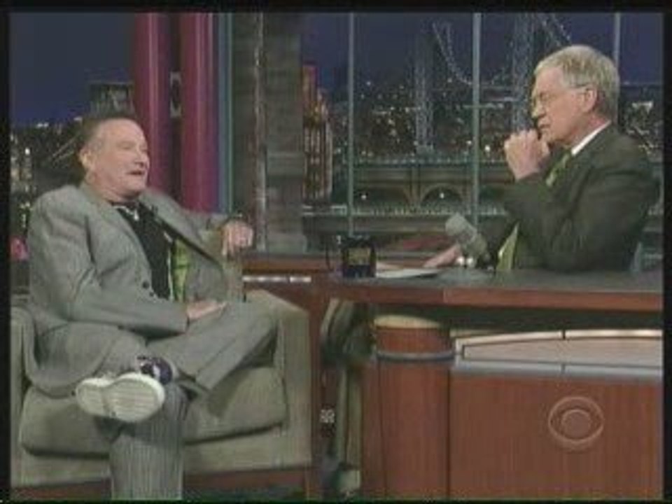 Robin Williams on Letterman