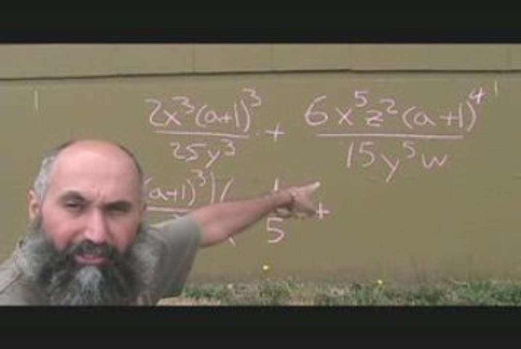 Mathematics III (82): Factoring: Part 3 - GCF