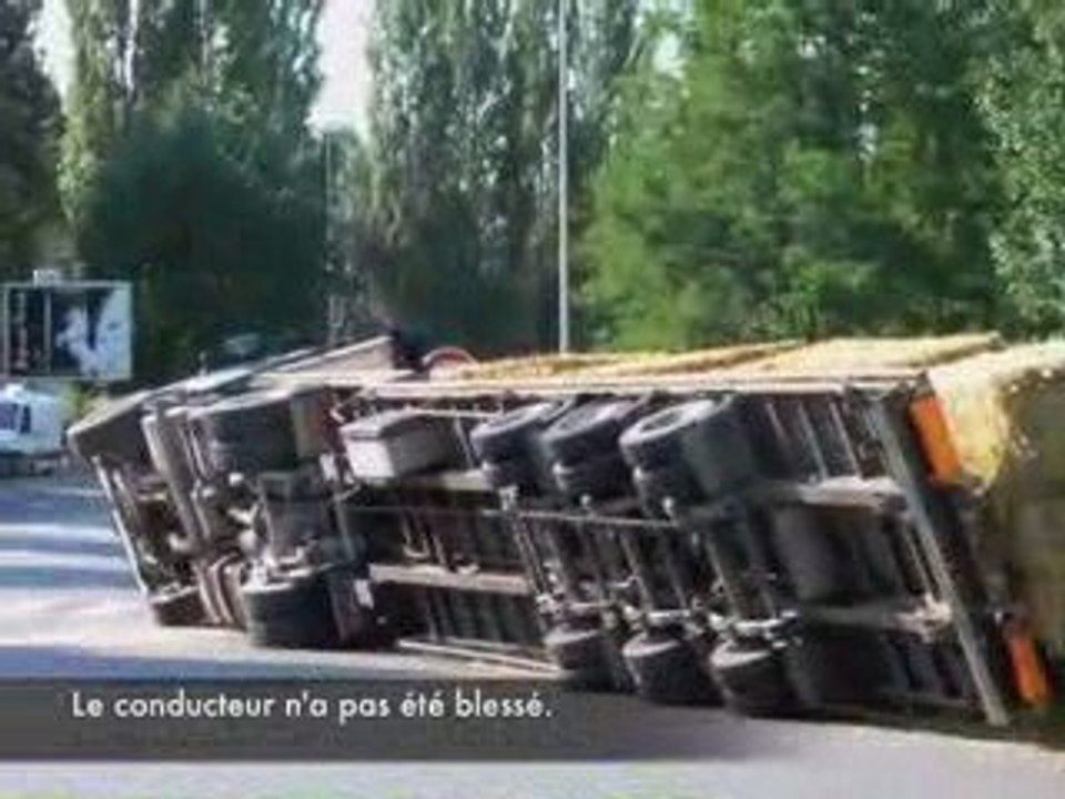 accident spectaculaire à Tarbes