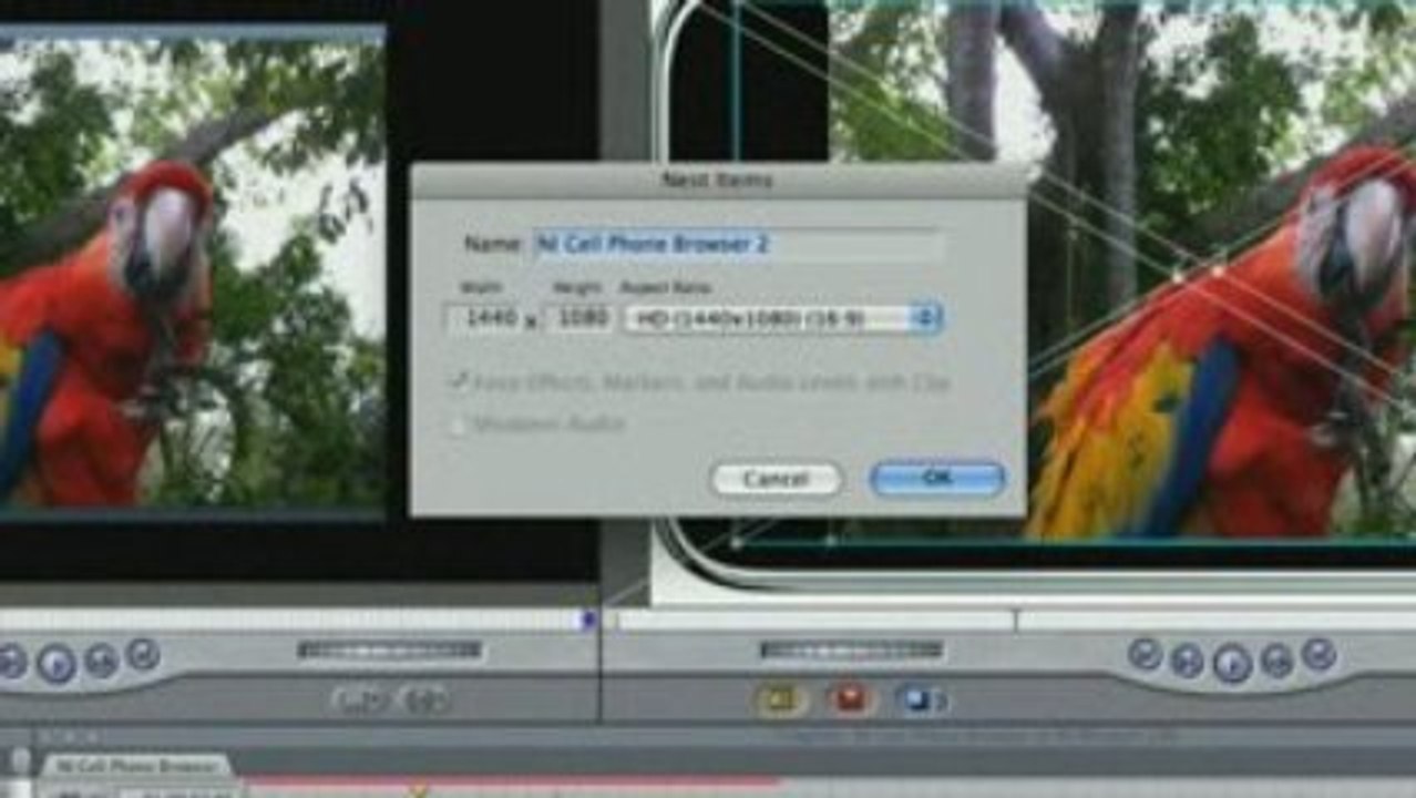 FxFactory FCP Tutorial Cell Phone Browser Transition