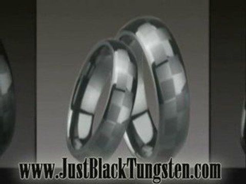 Affordable Black Tungsten Carbide Wedding Bands and Rings