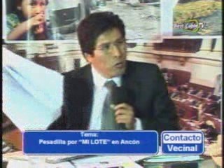 ALCALDE POZO GARCÍA DE ANCÓN DENUNCIA A MARIO GUZMAN ALFARO