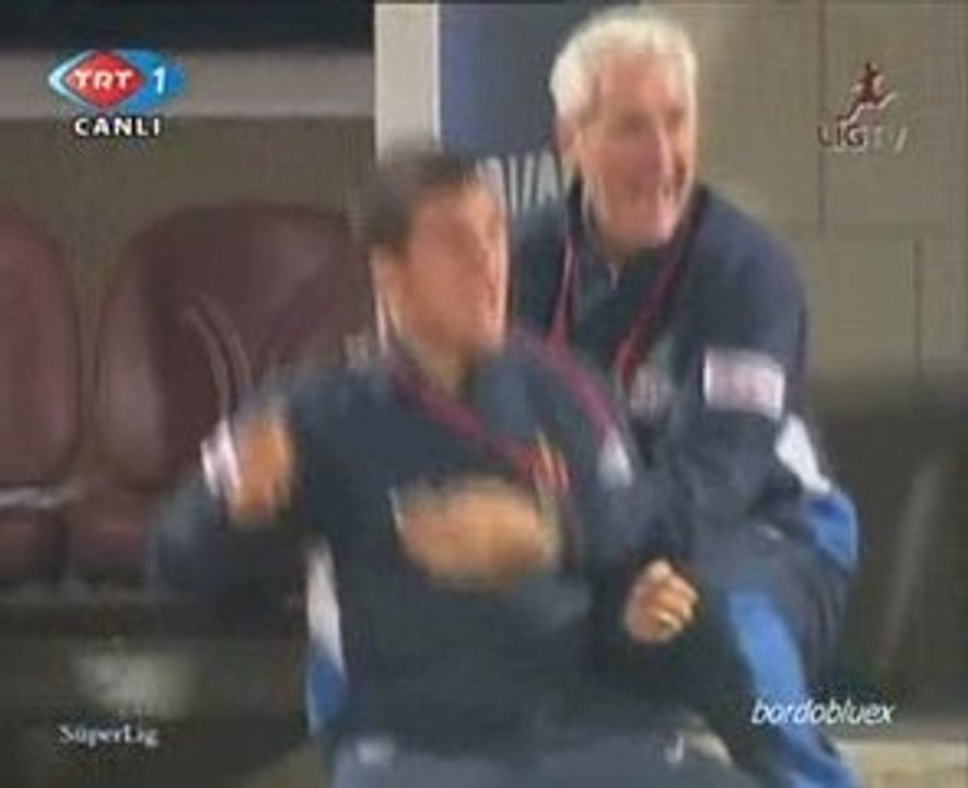 Trabzonspor Tercüman'ı Halil Yazıcıoğlu'nun gol sevinci