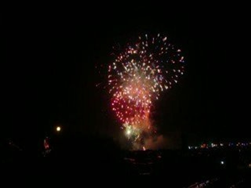 feu d'artifice valras 14/07/2009