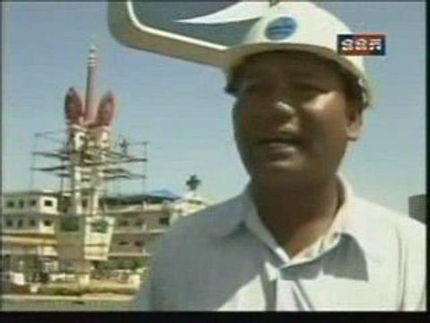 TVK Khmer News- 11 August 2009-8 Reconstructing A New Bridge