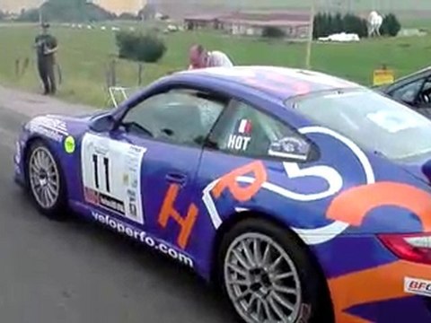 DEPART RALLYE de la plaine 2009. 306 MAXI porsche subaru