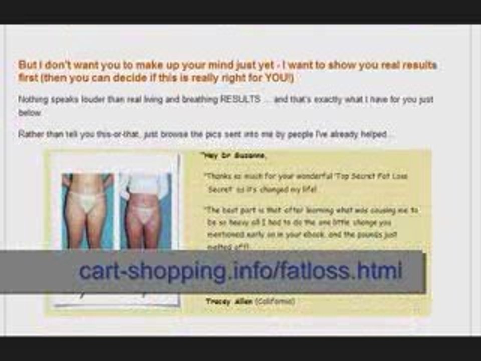 Top Secret Fat Loss Secrets