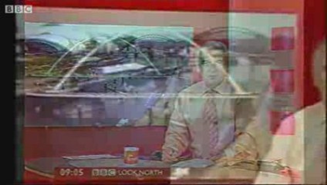 UFO seen on BBC Look North webcam Video