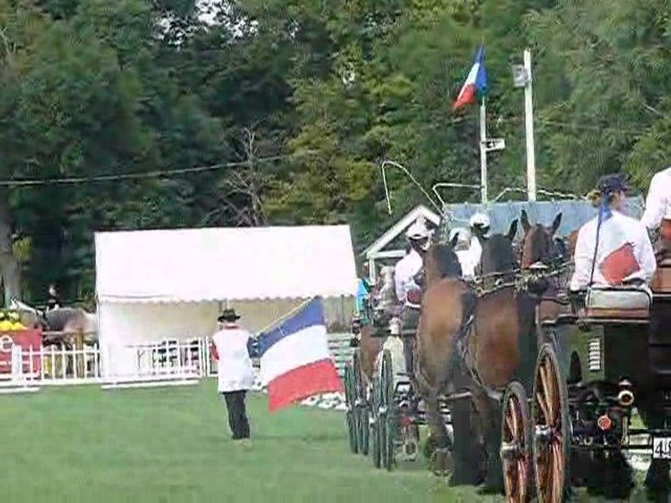 conty ; inauguration du mondial de trait