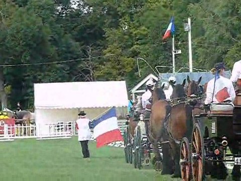 conty ; inauguration du mondial de trait