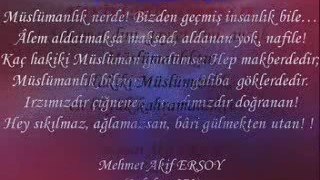 Mehmet Akif ERSOY - Siirler