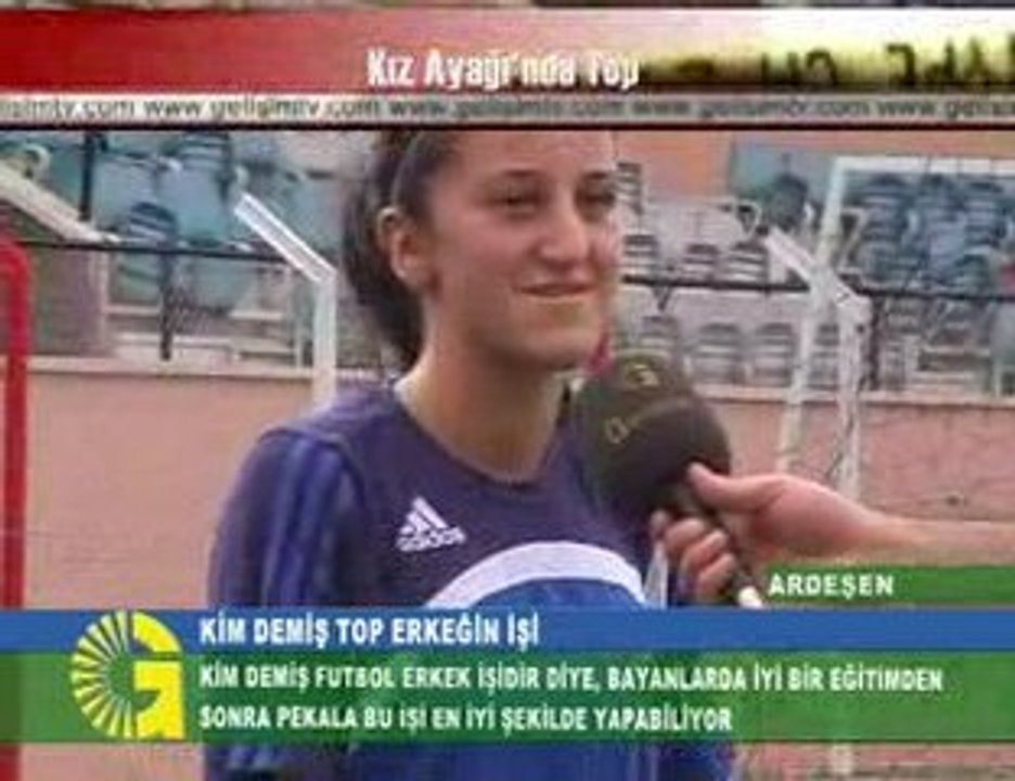 Futbolcu Kız Futbol Galatasaray, Beşiktaş, Fenerbahçe, Trabz