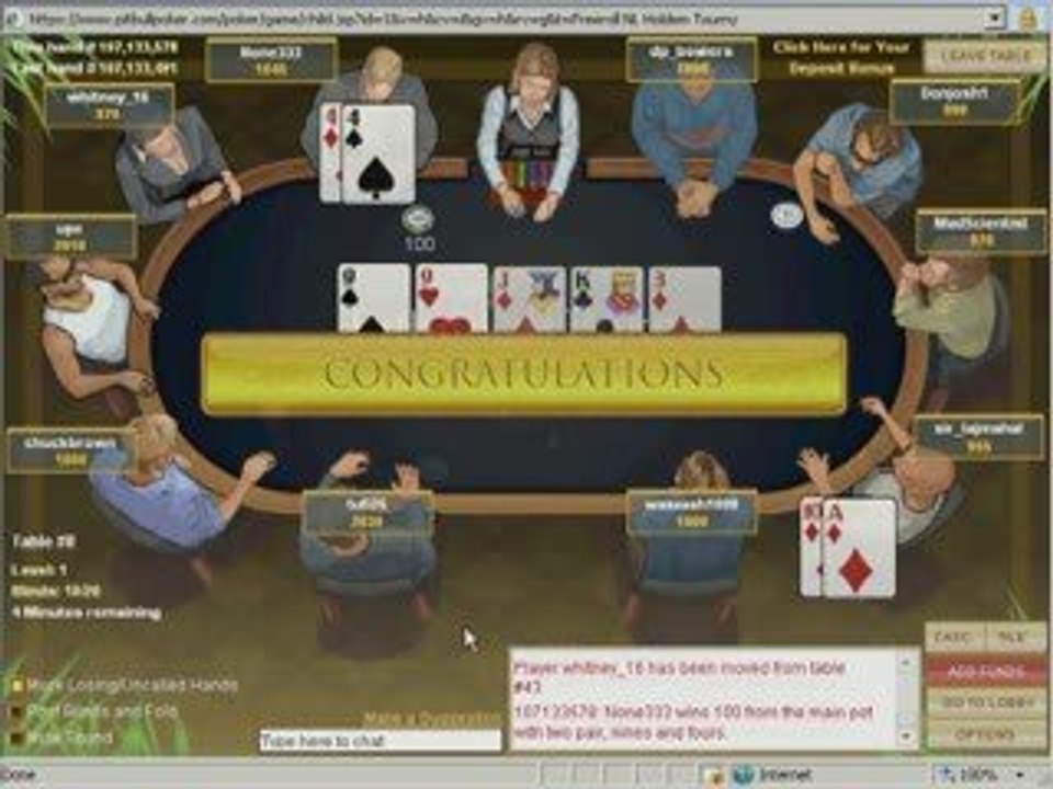 Free poker money, $10 no deposit bonus. Get free cash now!