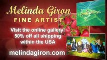 Artist - Melinda Giron Fine Art Video Business Card
