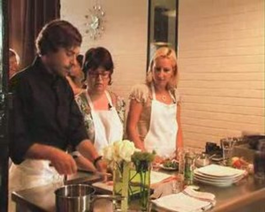 Velouté d'asperge blanches pesto de persil