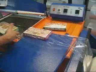 L Kesme Manuel Shrink Makinası Videosu