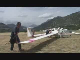 Planeur à Saint Crépin dans les Hautes-Alpes