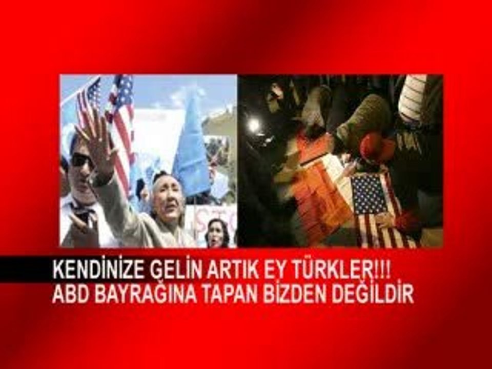 abd bayrağına tapan bizden değildir