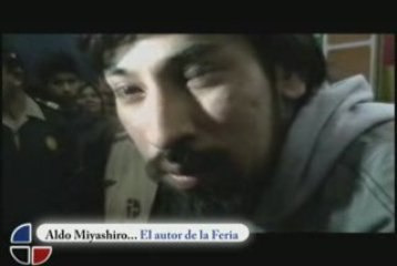 Aldo Miyashiro...autor de la feria