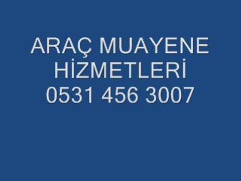 araç muayene randevu