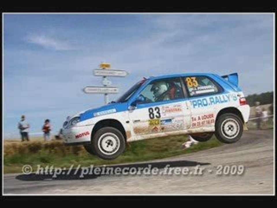 Premier rallye (concurrent) pour Julien Fouques ES 4