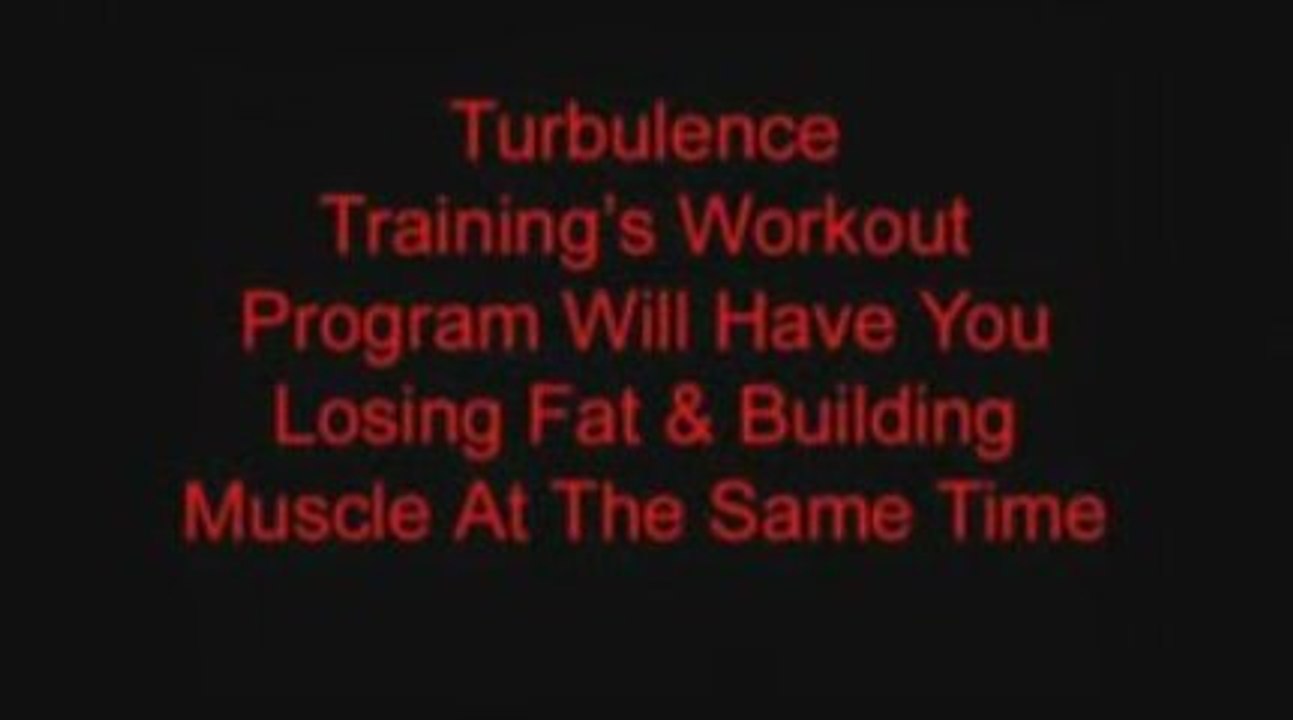 How To Get Rid Of Fat Back With Turbulence Training