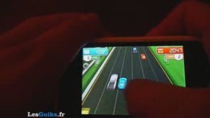 Test de l'application iPhone Racer pour LesGuiks fr