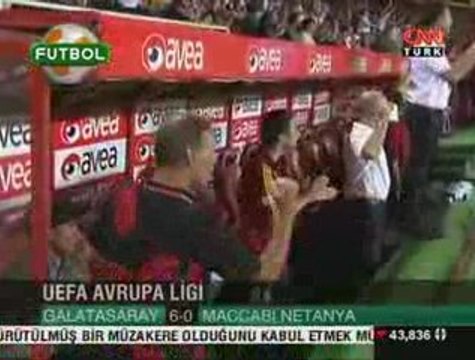 Galatasaray 6-0 Maccabi Netanya maçı özeti golleri