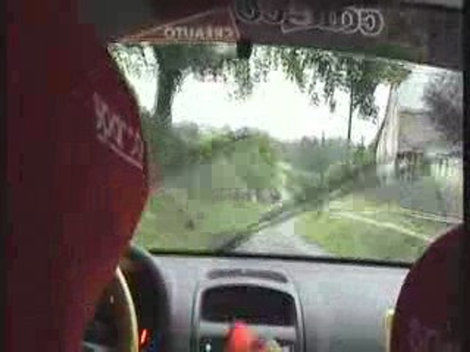 Rallye de l'avesnois 2009 ES1 Marc De Meyere/Antoine Guisse