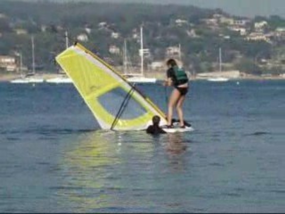 Robin reprend la PLanche à Voile