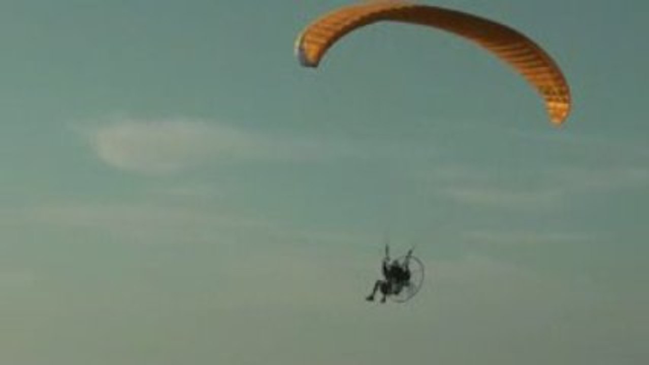 Décollage paramoteur à Arcachon