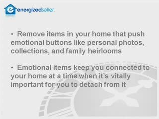 Staging Home For Sale - DePersonalize Your Home