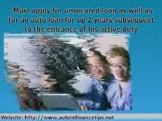 Auto Refinance  Military Auto Loan