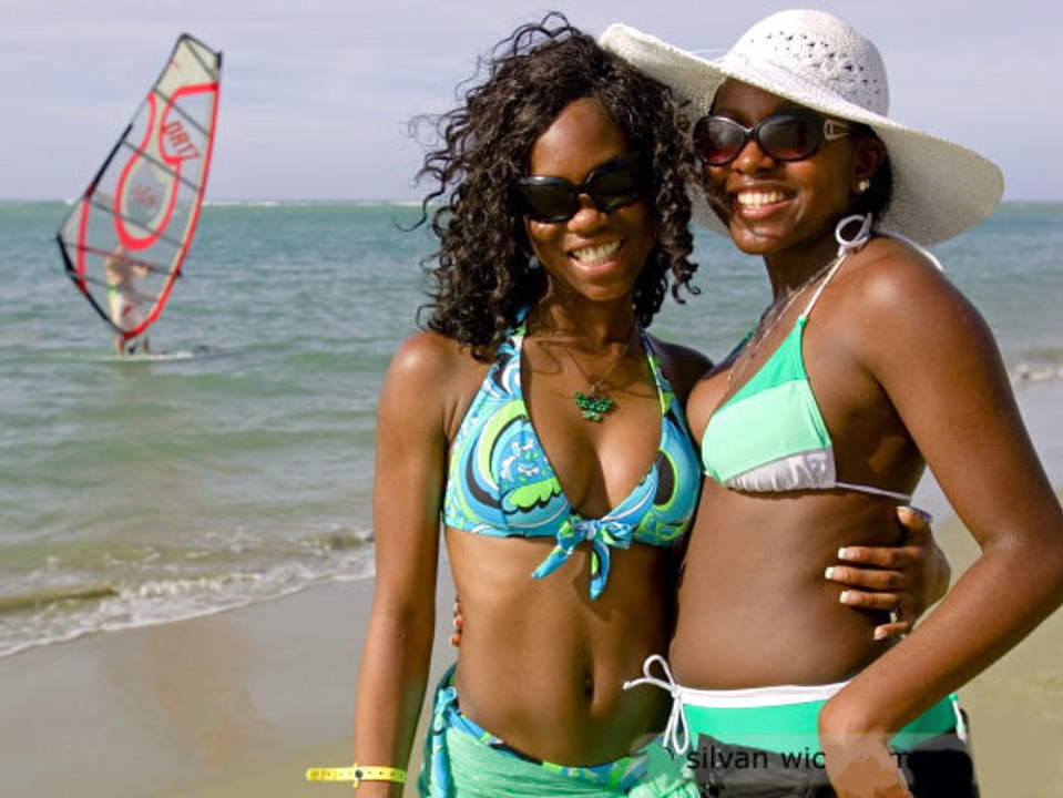 Playa cabarete in der dominikanischen republik