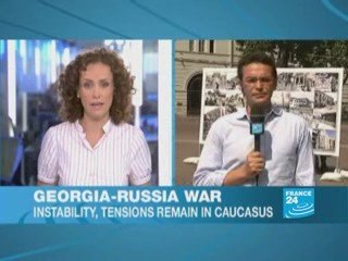 War of words marks anniversary of conflict with Russia