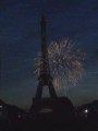 Tour Eiffel - Feu d'artifices du 14 juillet 2009