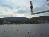 plongeon en se laissant tomber (gerardmer )