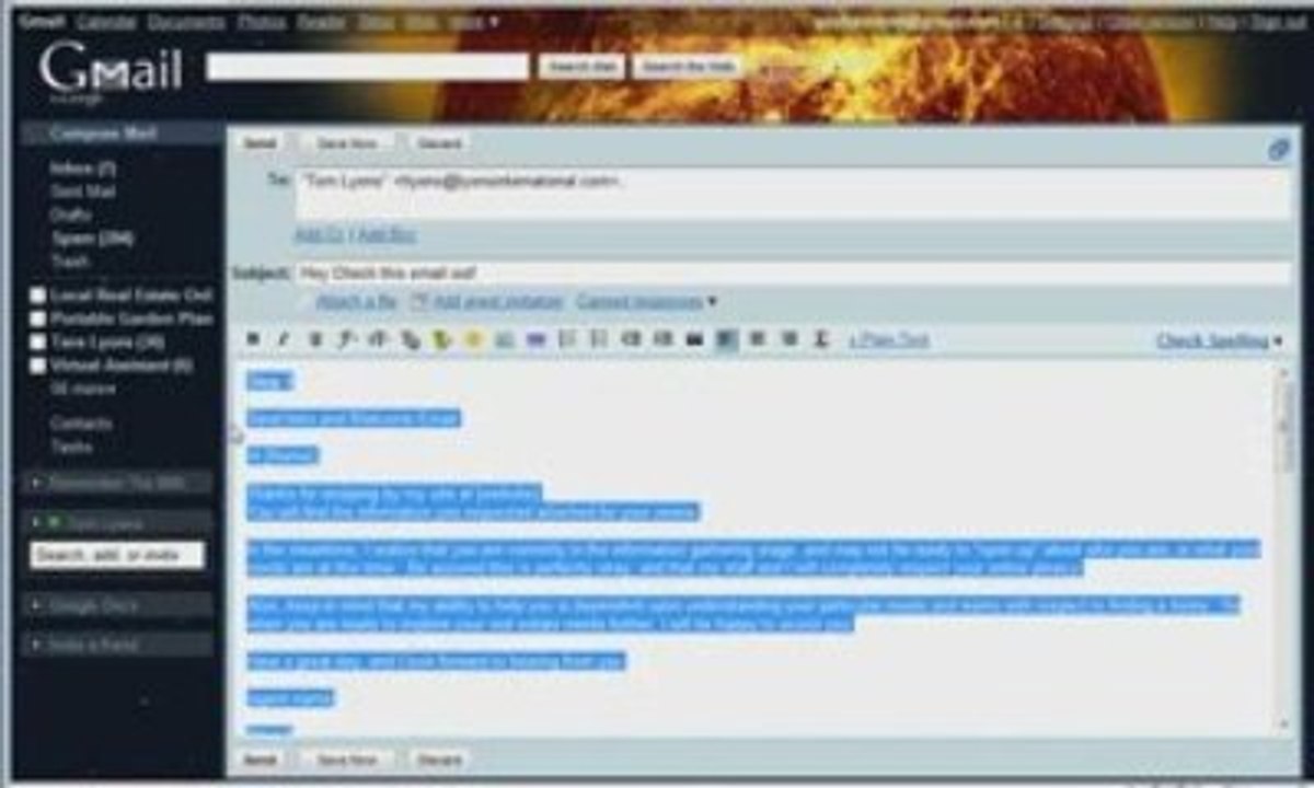 Using Gmail Canned Responses