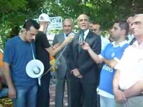 AÇLIK GREVİNDE 3 GÜN CHP TEŞKİLATI ZİYARETİ 3