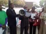 les gabonais de France manifestent,le O7 Aout à Paris 2/7