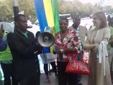les gabonais de France manifestent,le O7 Aout à Paris 3/7
