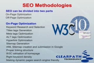 Clearpath Technology Professional Search Engine Optimization